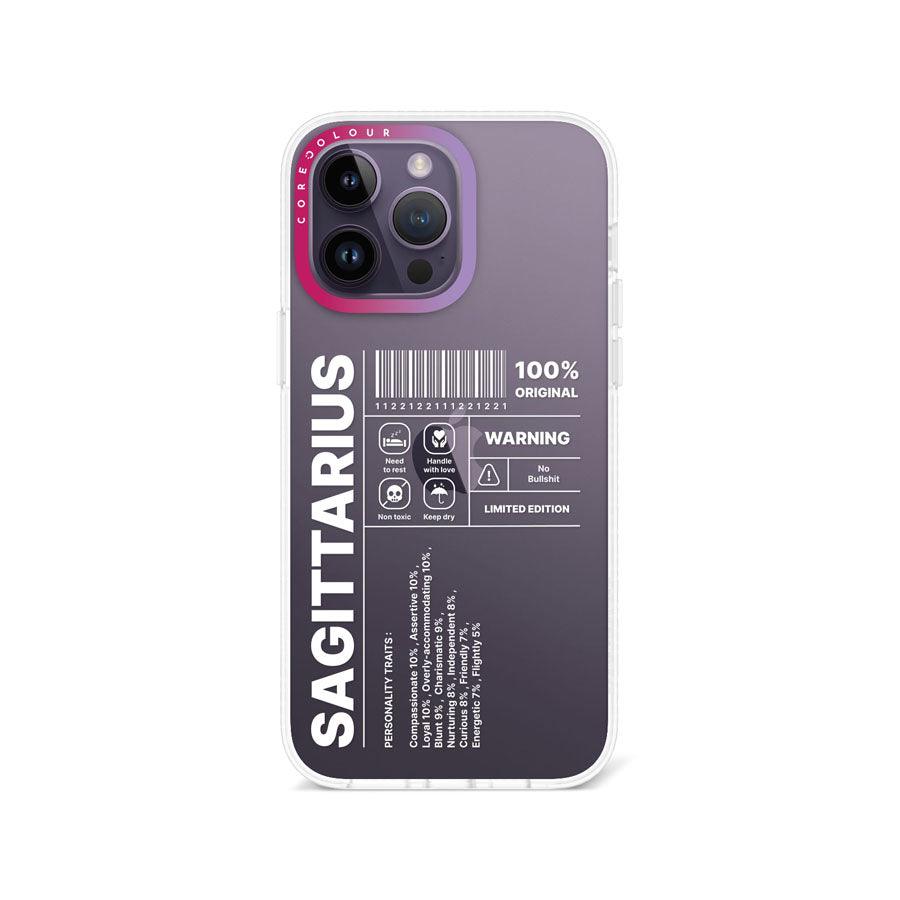iPhone 14 Pro Max Warning Sagittarius Phone Case - CORECOLOUR AU