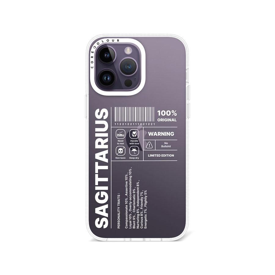 iPhone 14 Pro Max Warning Sagittarius Phone Case - CORECOLOUR AU