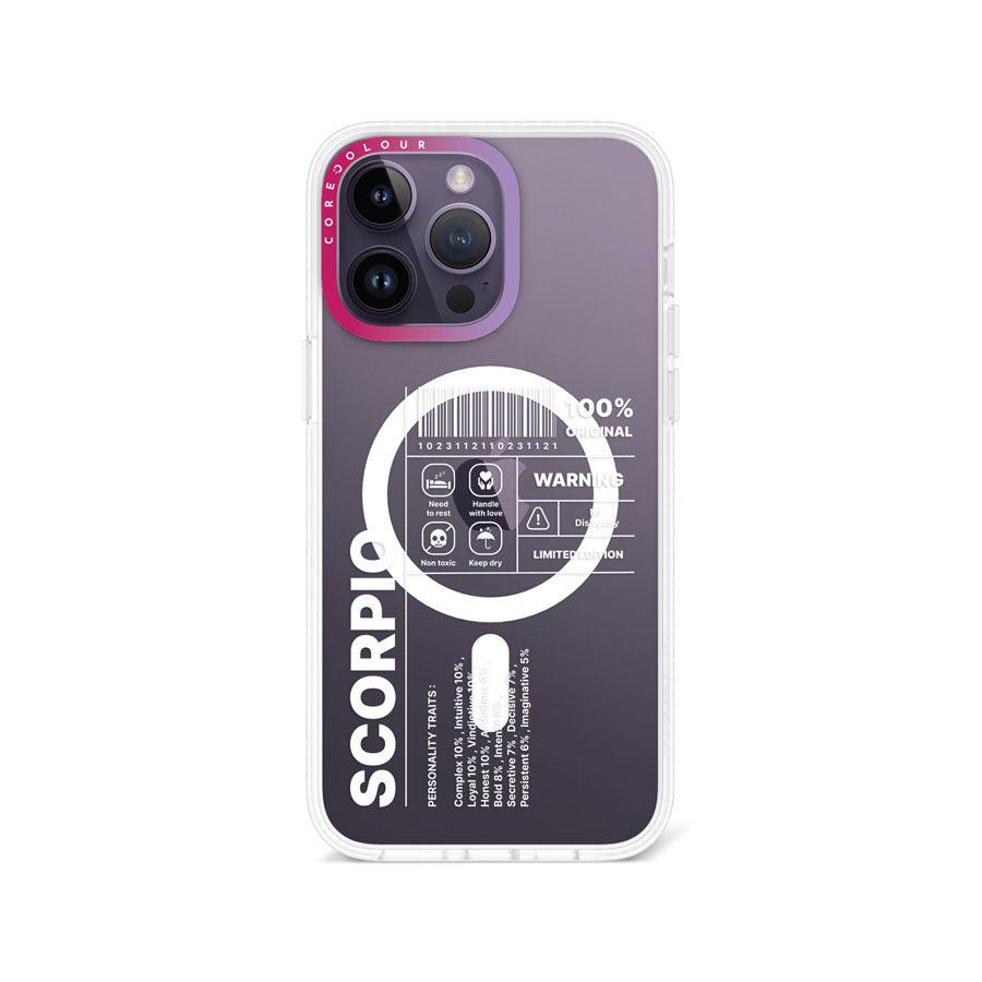 iPhone 14 Pro Max Warning Scorpio Phone Case MagSafe Compatible - CORECOLOUR AU