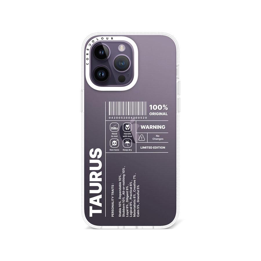 iPhone 14 Pro Max Warning! Taurus Phone Case - CORECOLOUR AU