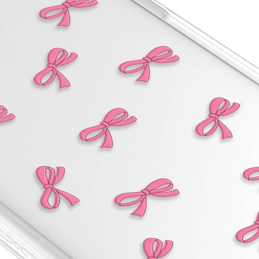 iPhone 14 Pro Pink Ribbon Mini Phone Case - CORECOLOUR AU
