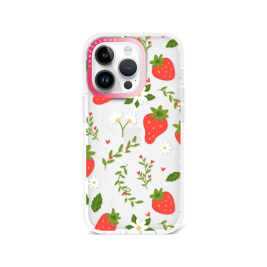 iPhone 14 Pro Strawberry Flower Phone Case - CORECOLOUR AU