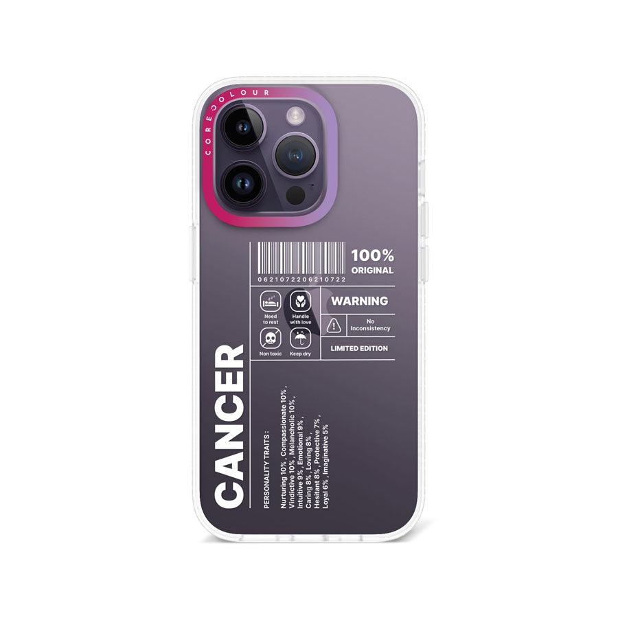 iPhone 14 Pro Warning Cancer Phone Case - CORECOLOUR AU