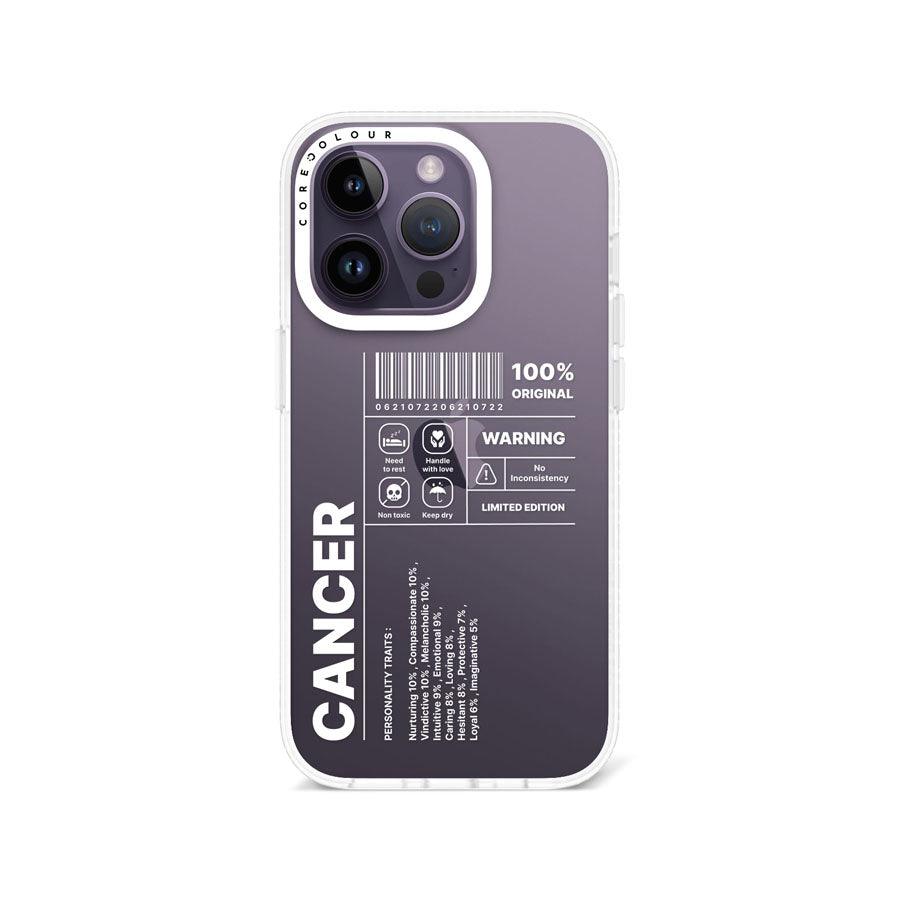 iPhone 14 Pro Warning Cancer Phone Case - CORECOLOUR AU