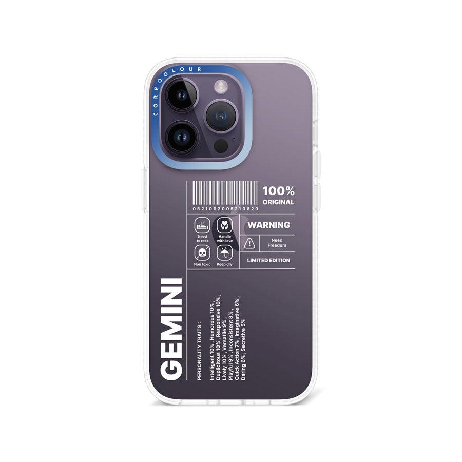 iPhone 14 Pro Warning Gemini Phone Case - CORECOLOUR AU