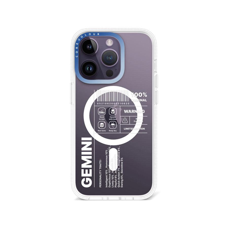 iPhone 14 Pro Warning Gemini Phone Case MagSafe Compatible - CORECOLOUR AU