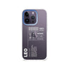 iPhone 14 Pro Warning Leo Phone Case - CORECOLOUR AU