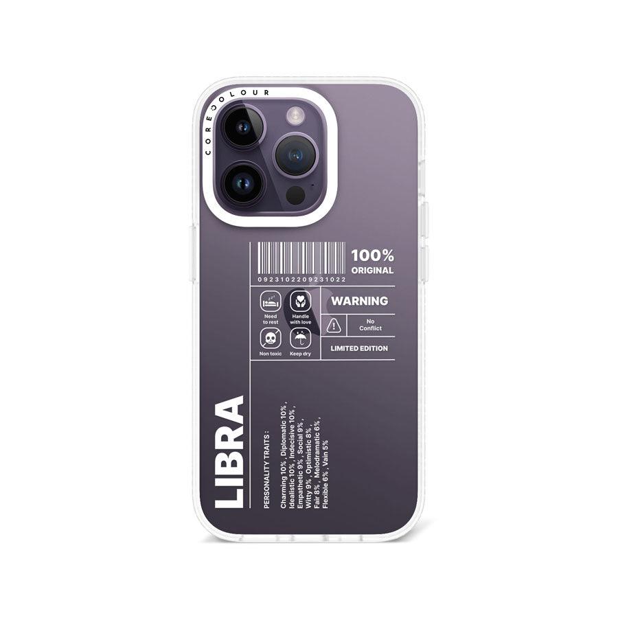 iPhone 14 Pro Warning Libra Phone Case - CORECOLOUR AU