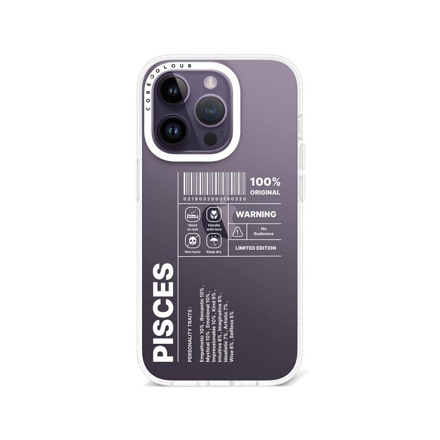 iPhone 14 Pro Warning Pisces Phone Case - CORECOLOUR AU