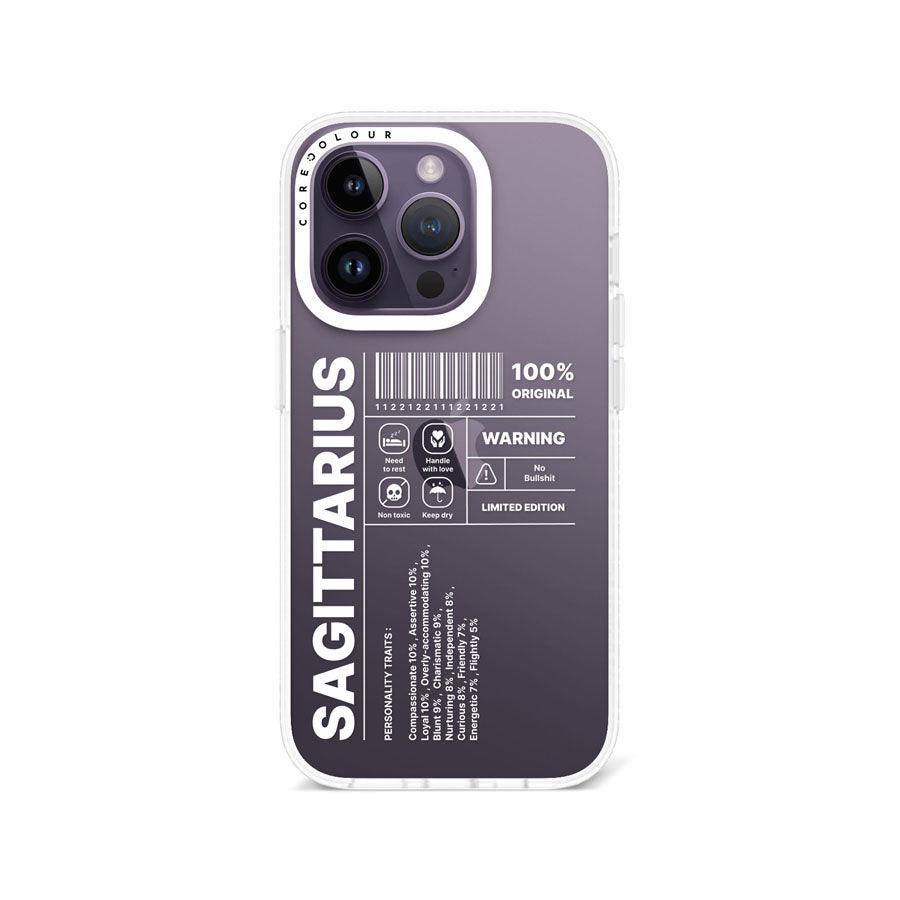 iPhone 14 Pro Warning Sagittarius Phone Case - CORECOLOUR AU