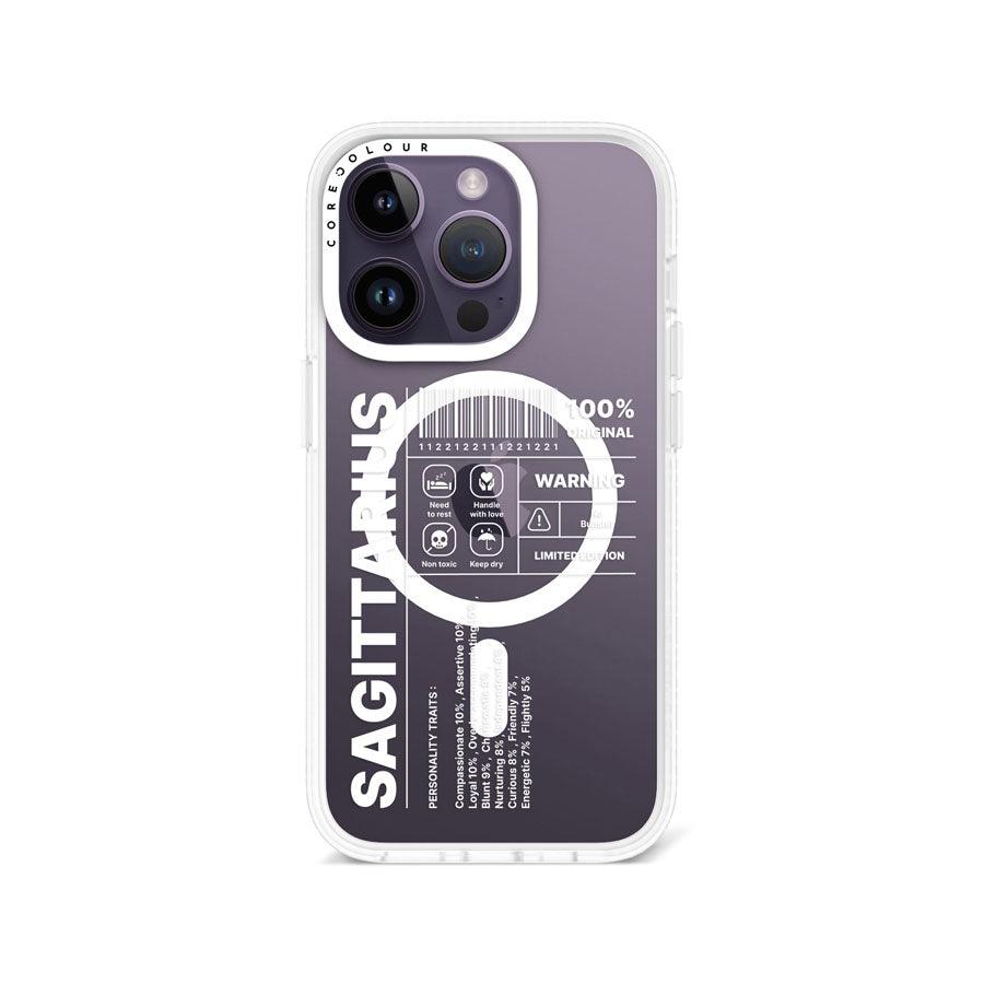 iPhone 14 Pro Warning Sagittarius Phone Case MagSafe Compatible - CORECOLOUR AU