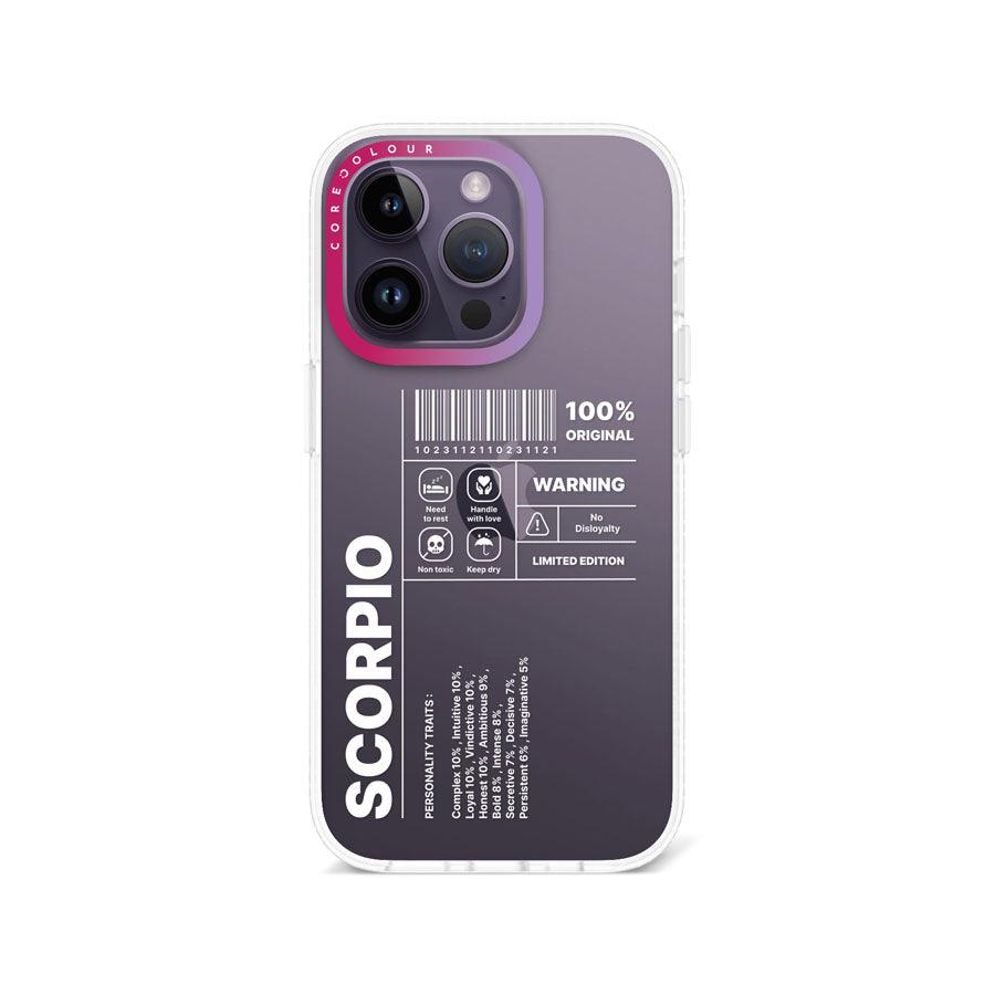 iPhone 14 Pro Warning Scorpio Phone Case - CORECOLOUR AU