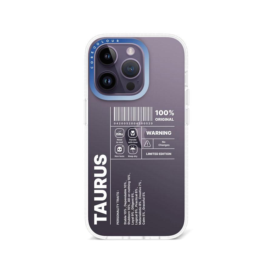 iPhone 14 Pro Warning Taurus Phone Case - CORECOLOUR AU