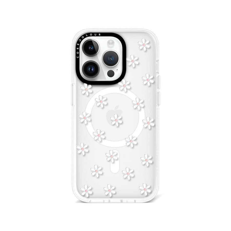 iPhone 14 Pro White Flower Mini Phone Case MagSafe Compatible - CORECOLOUR AU