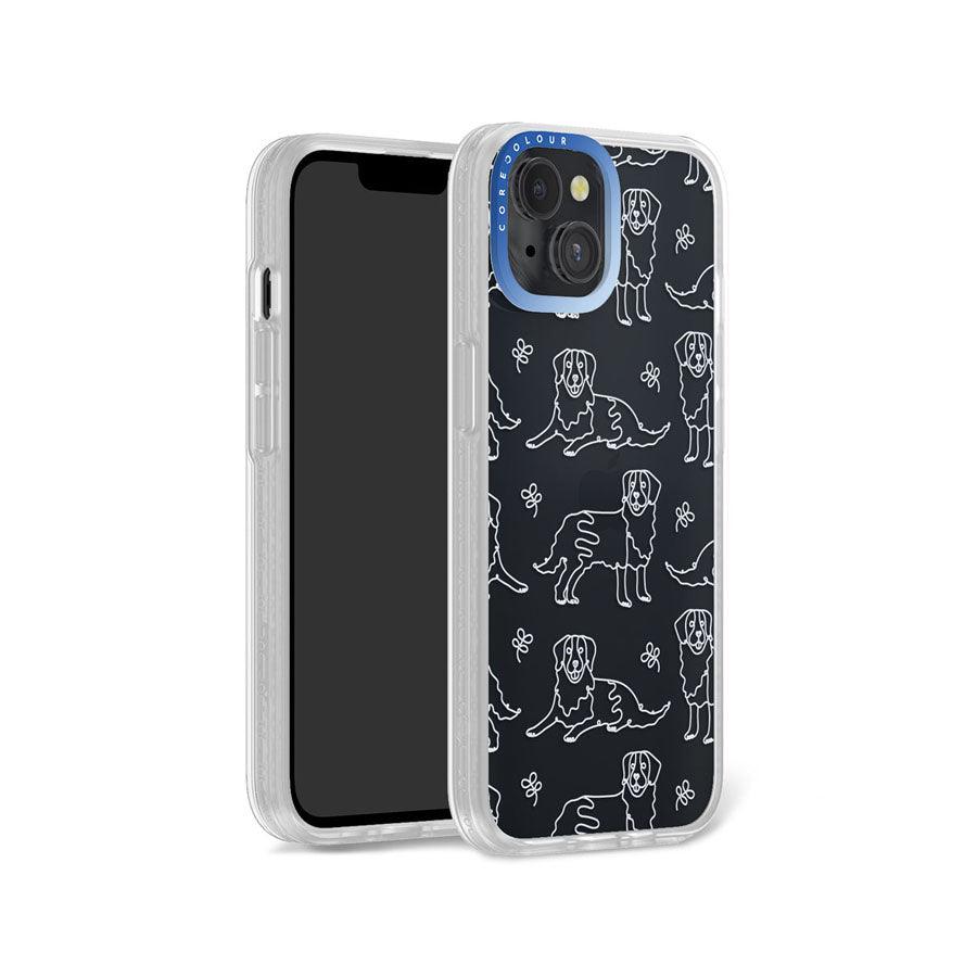 iPhone 14 Pug Minimal Line Phone Case - CORECOLOUR AU