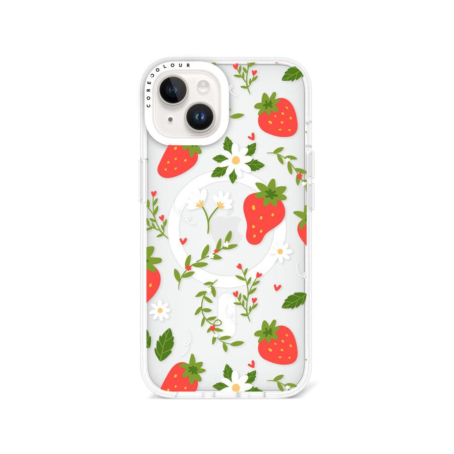 iPhone 14 Strawberry Flower Phone Case MagSafe Compatible - CORECOLOUR AU