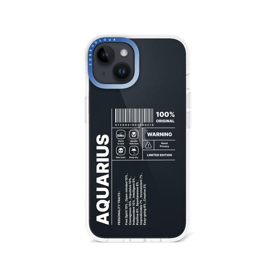 iPhone 14 Warning Aquarius Phone Case - CORECOLOUR AU