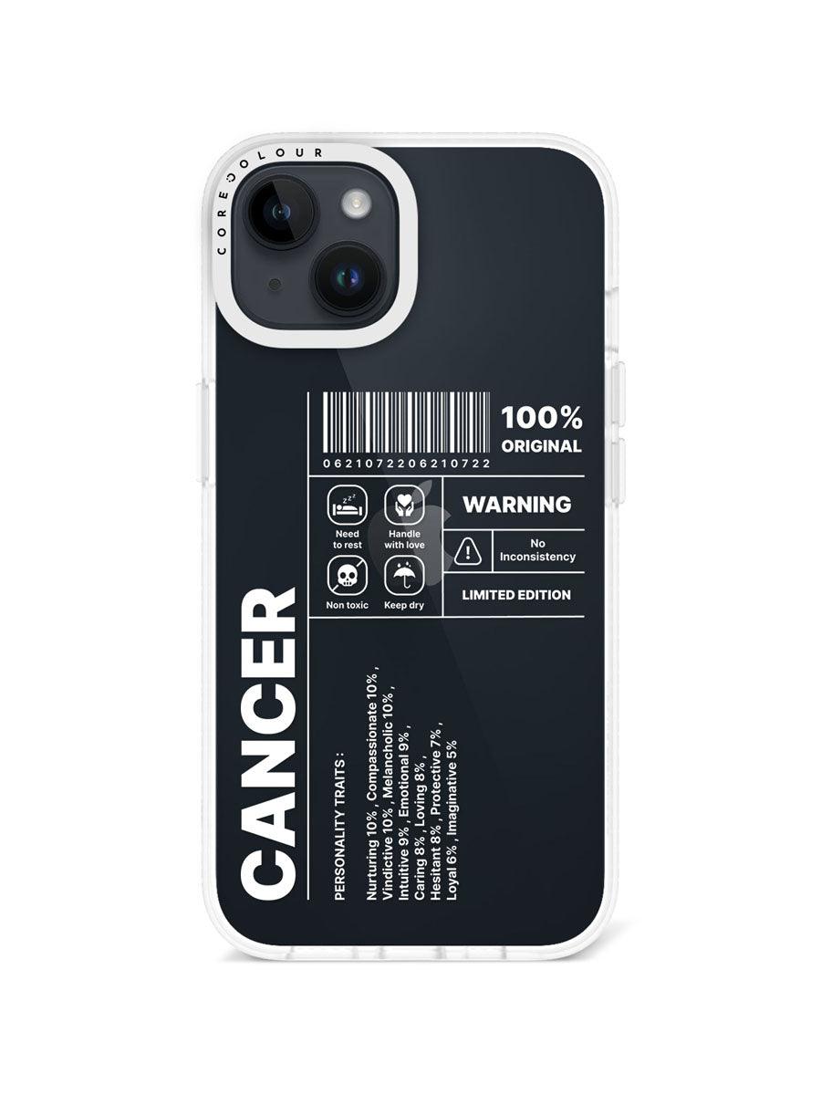 iPhone 14 Warning Cancer Phone Case - CORECOLOUR AU