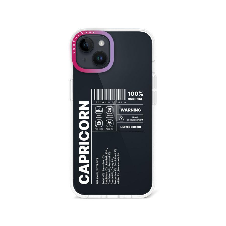 iPhone 14 Warning Capricorn Phone Case - CORECOLOUR AU