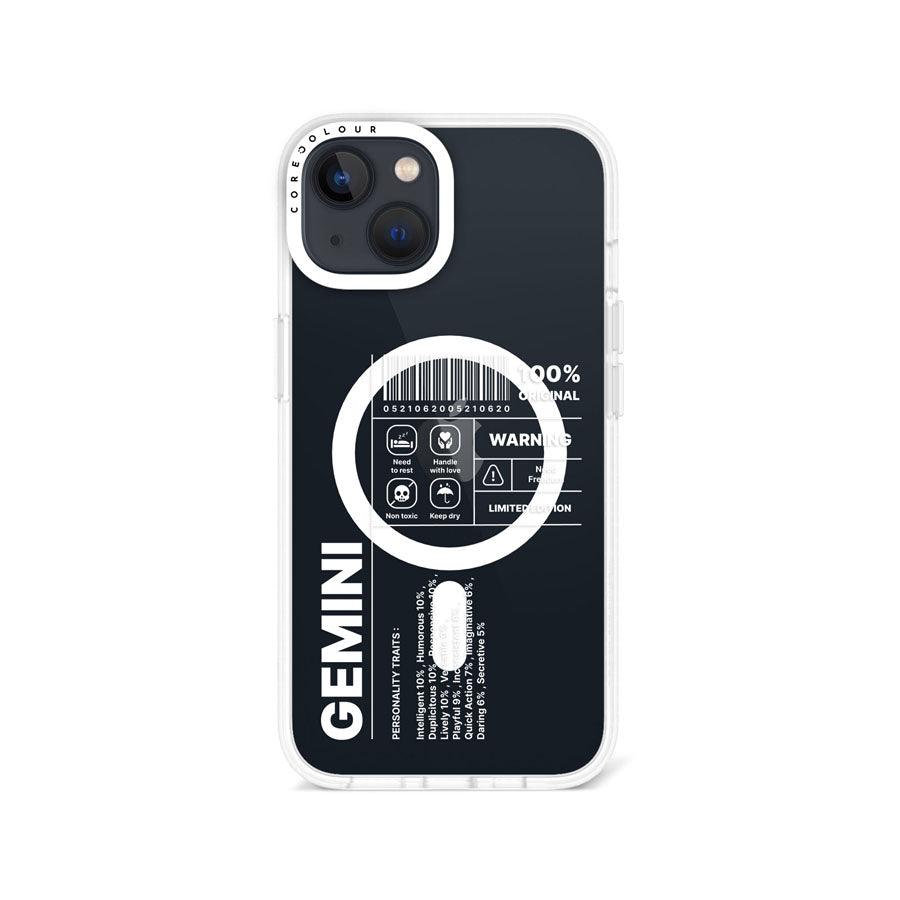 iPhone 14 Warning Gemini Phone Case MagSafe Compatible - CORECOLOUR AU