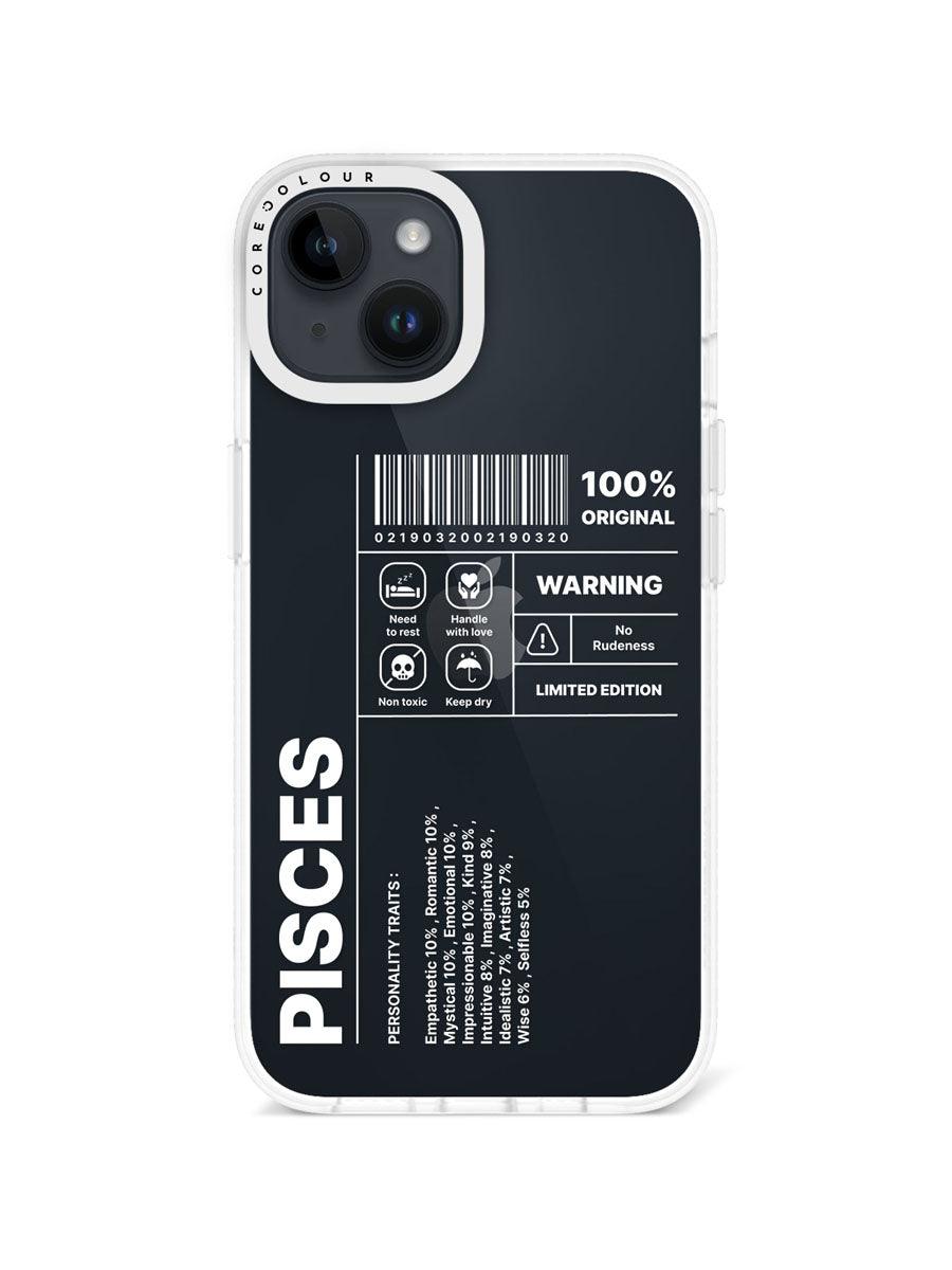 iPhone 14 Warning Pisces Phone Case - CORECOLOUR AU