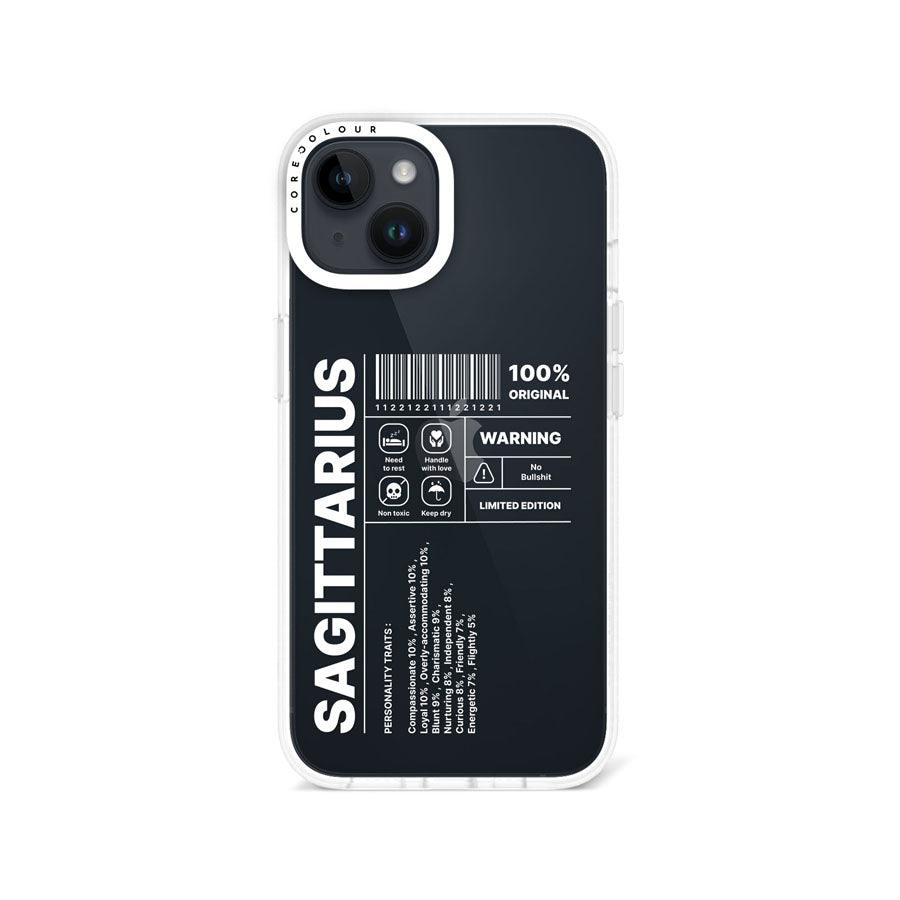 iPhone 14 Warning Sagittarius Phone Case - CORECOLOUR AU