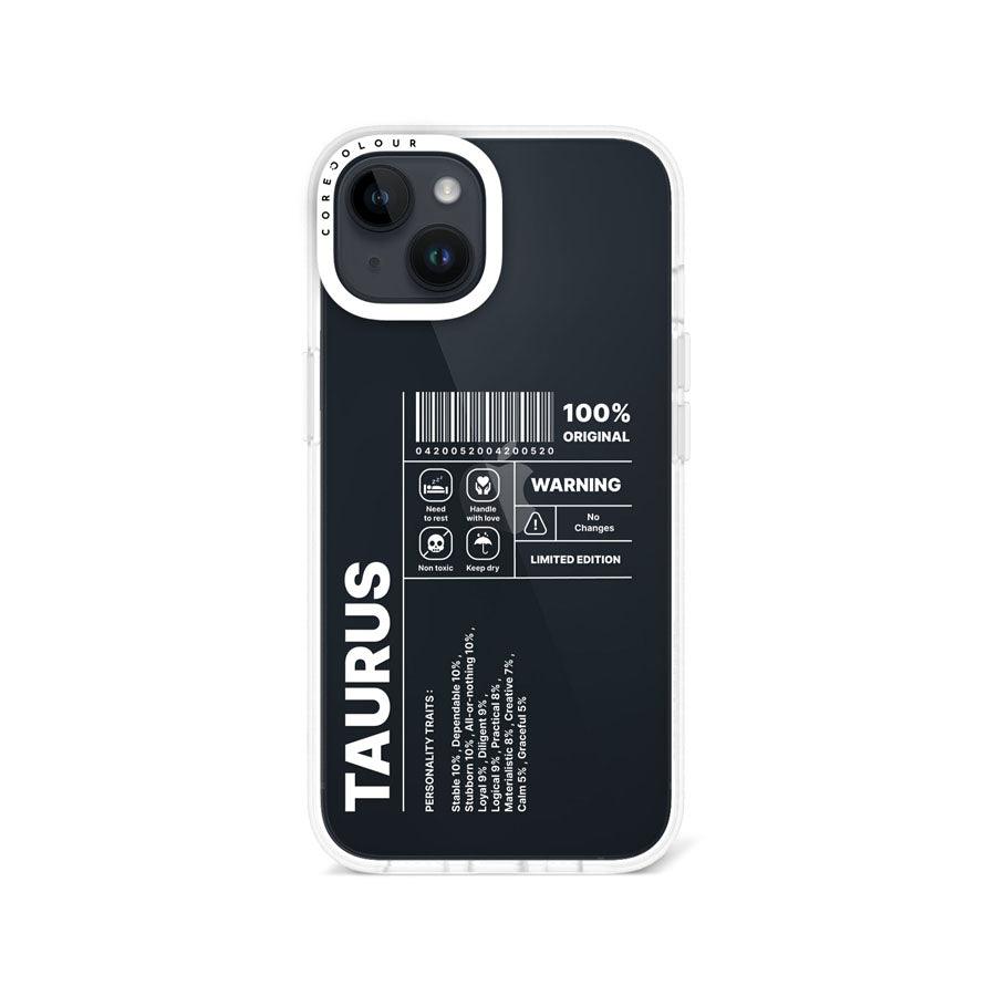 iPhone 14 Warning Taurus Phone Case - CORECOLOUR AU