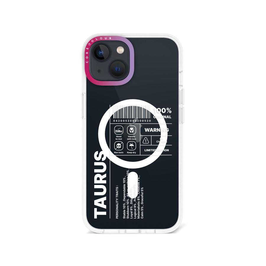 iPhone 14 Warning Taurus Phone Case MagSafe Compatible - CORECOLOUR AU