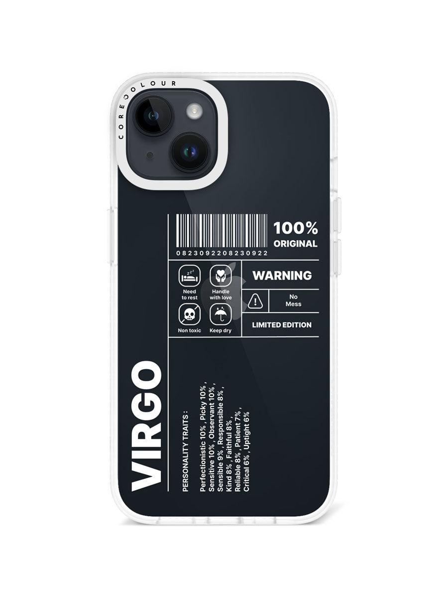 iPhone 14 Warning Virgo Phone Case - CORECOLOUR AU