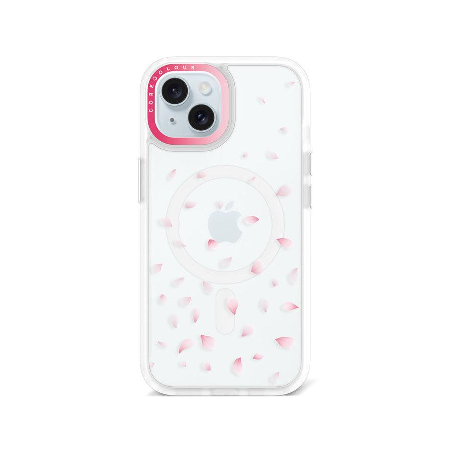 iPhone 15 Cherry Blossom Petals Phone Case MagSafe Compatible - CORECOLOUR AU