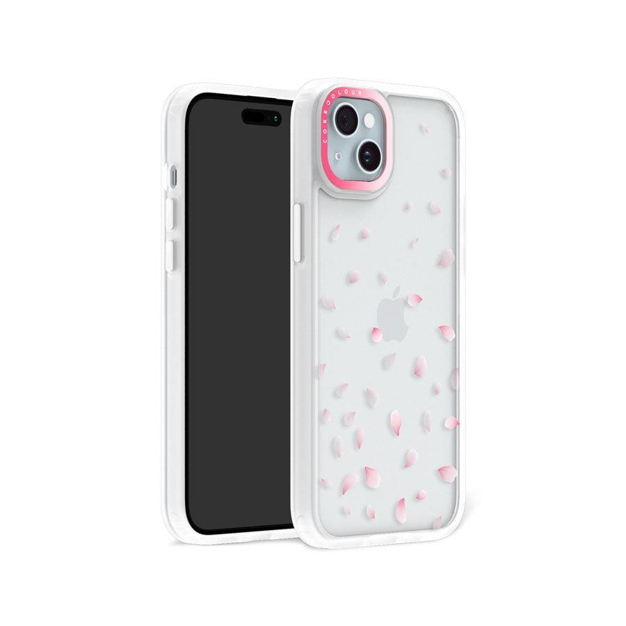 iPhone 15 Cherry Blossom Petals Phone Case MagSafe Compatible - CORECOLOUR AU