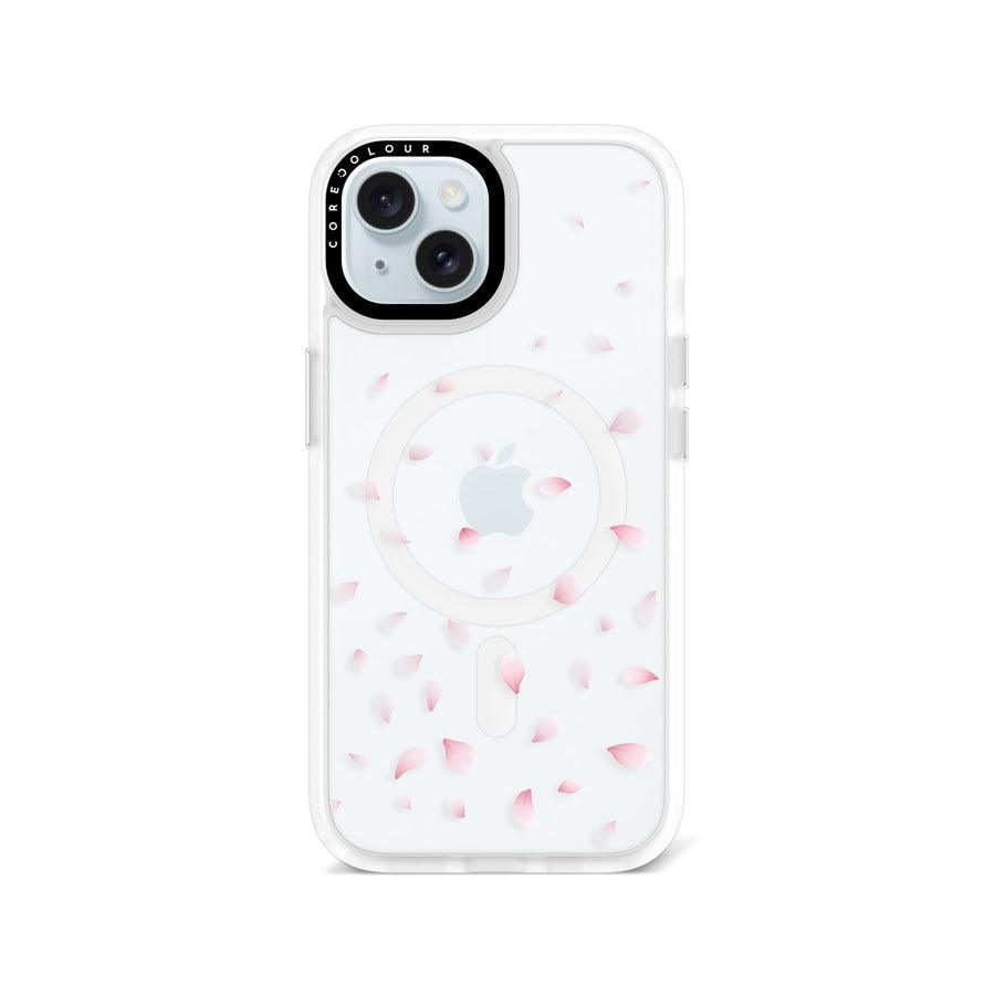 iPhone 15 Cherry Blossom Petals Phone Case MagSafe Compatible - CORECOLOUR AU