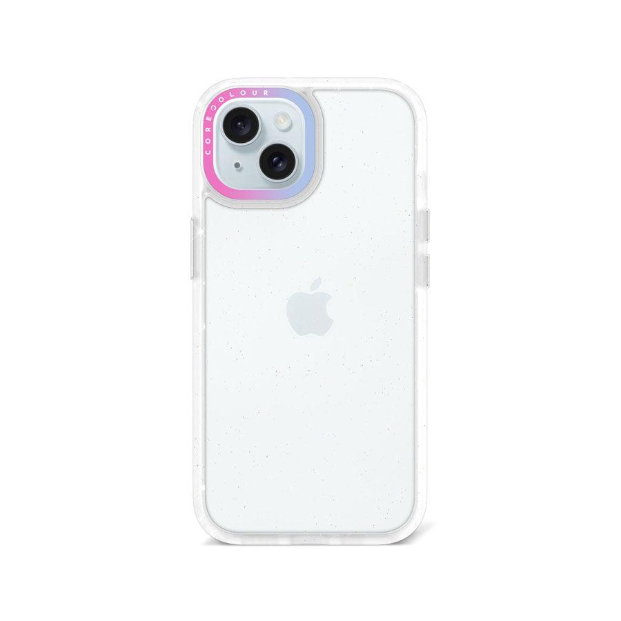 iPhone 15 Clear Glitter Phone Case - CORECOLOUR AU