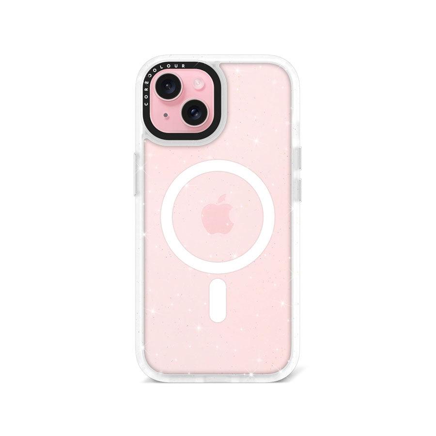 iPhone 15 Clear Glitter Phone Case Magsafe Compatible - CORECOLOUR AU