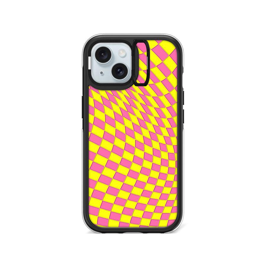 iPhone 15 Coral Glow Camera Ring Kickstand Case - CORECOLOUR AU