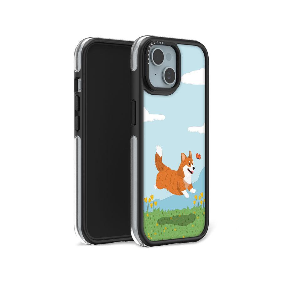 iPhone 15 Corgi Camera Ring Kickstand Case - CORECOLOUR AU