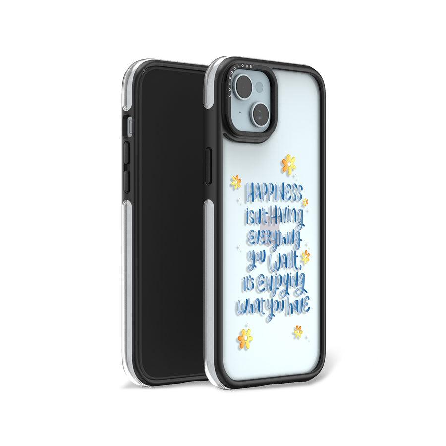 iPhone 15 Enjoy What You Have Ring Kickstand Case MagSafe Compatible - CORECOLOUR AU