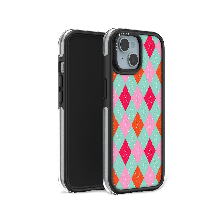 iPhone 15 Flamingo Rhapsody Camera Ring Kickstand Case - CORECOLOUR AU