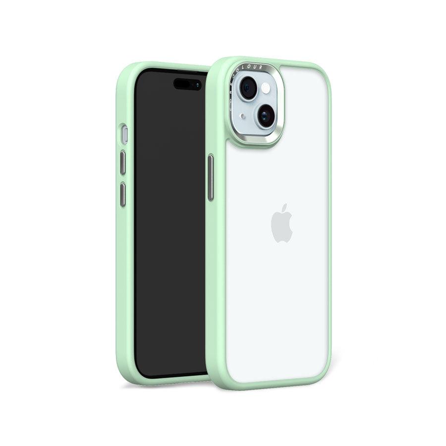 iPhone 15 Hint of Mint Clear Phone Case - CORECOLOUR AU