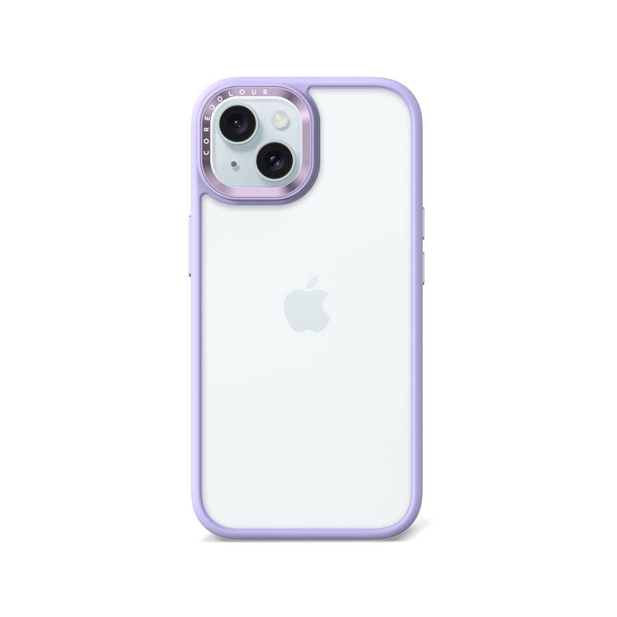 iPhone 15 Lavender Hush Clear Phone Case - CORECOLOUR AU
