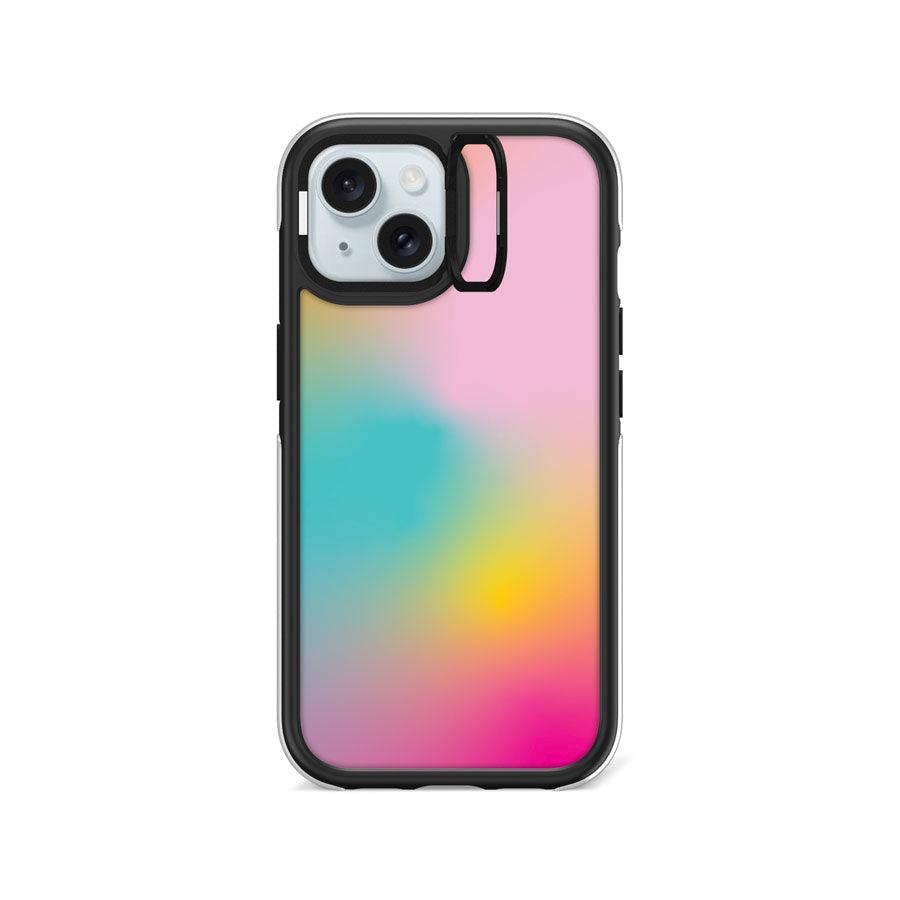 iPhone 15 Luminous Swirl Camera Ring Kickstand Case - CORECOLOUR AU