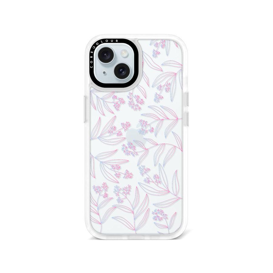 iPhone 15 Mauve Leaf Phone Case - CORECOLOUR AU