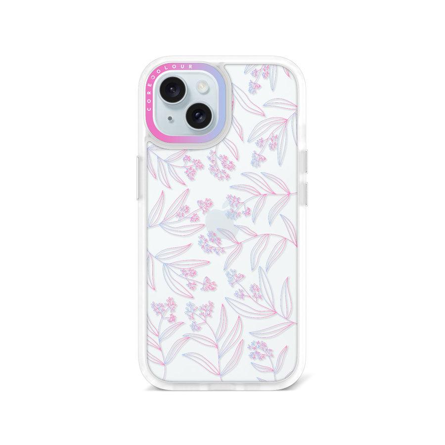 iPhone 15 Mauve Leaf Phone Case - CORECOLOUR AU