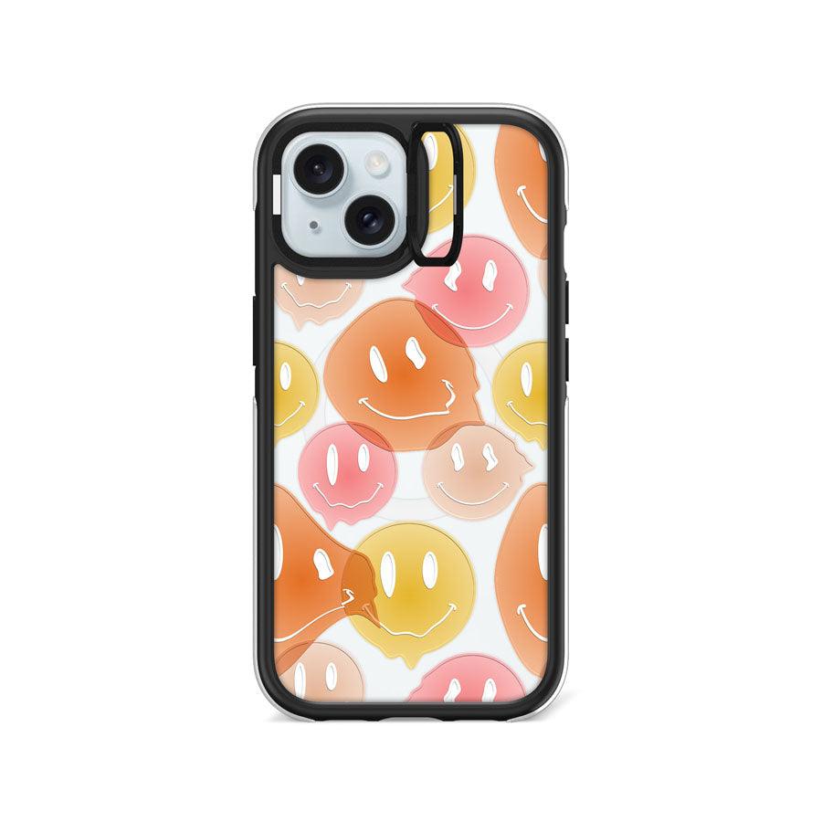 iPhone 15 Melting Smile Ring Kickstand Case MagSafe Compatible - CORECOLOUR AU
