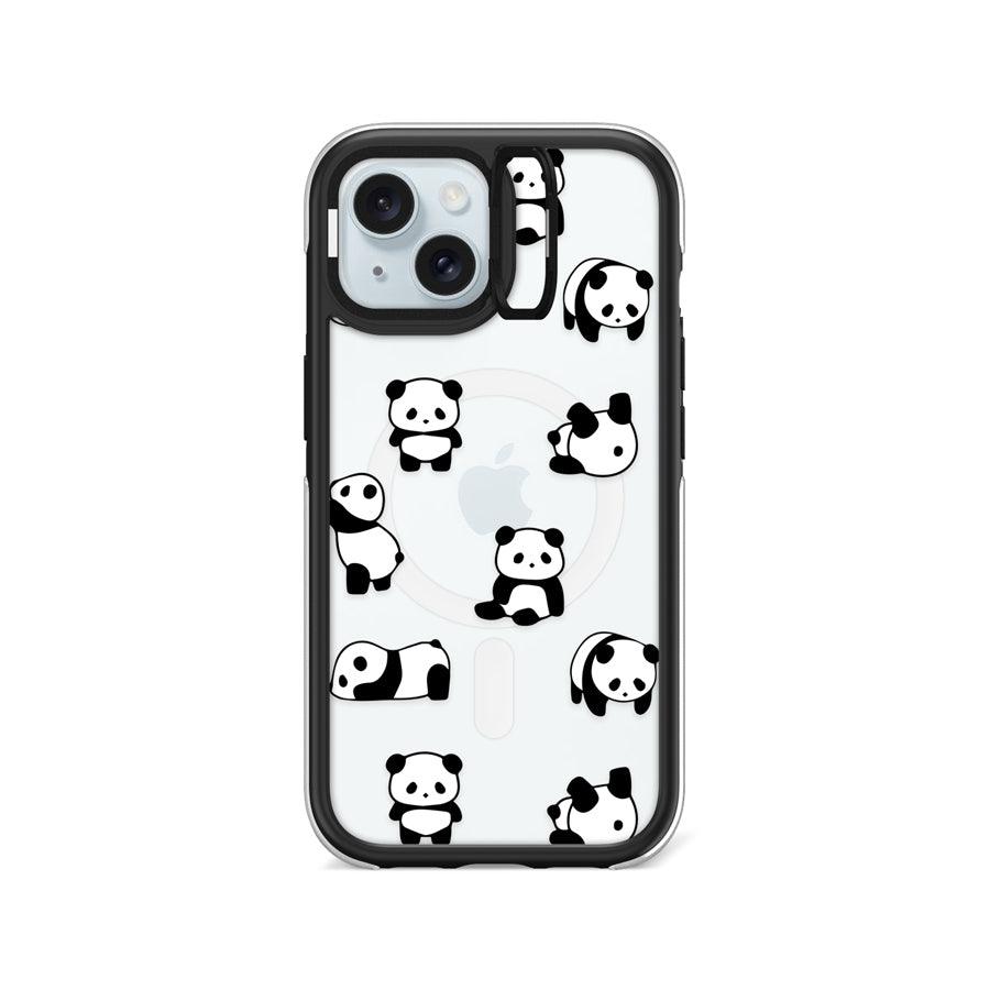 iPhone 15 Moving Panda Ring Kickstand Case MagSafe Compatible - CORECOLOUR AU