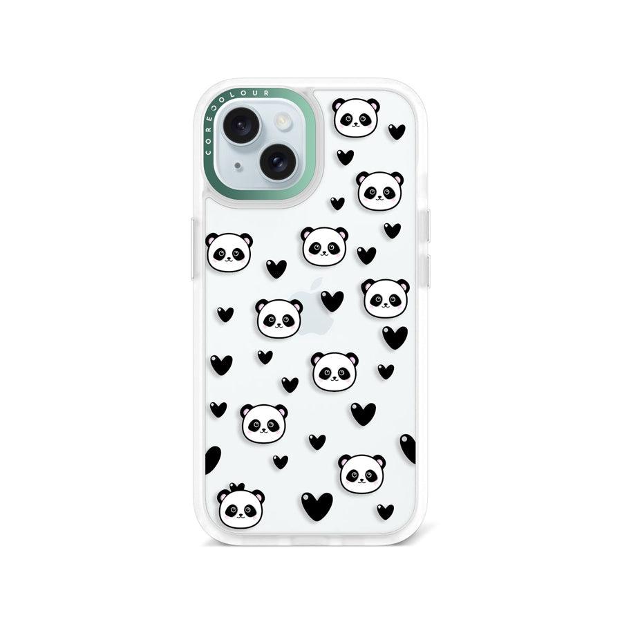 iPhone 15 Panda Heart Phone Case - CORECOLOUR AU