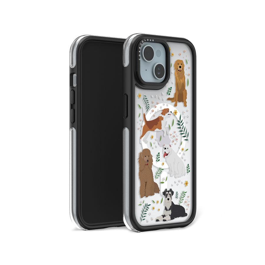 iPhone 15 Paw-sitive Pals Ring Kickstand Case MagSafe Compatible - CORECOLOUR AU