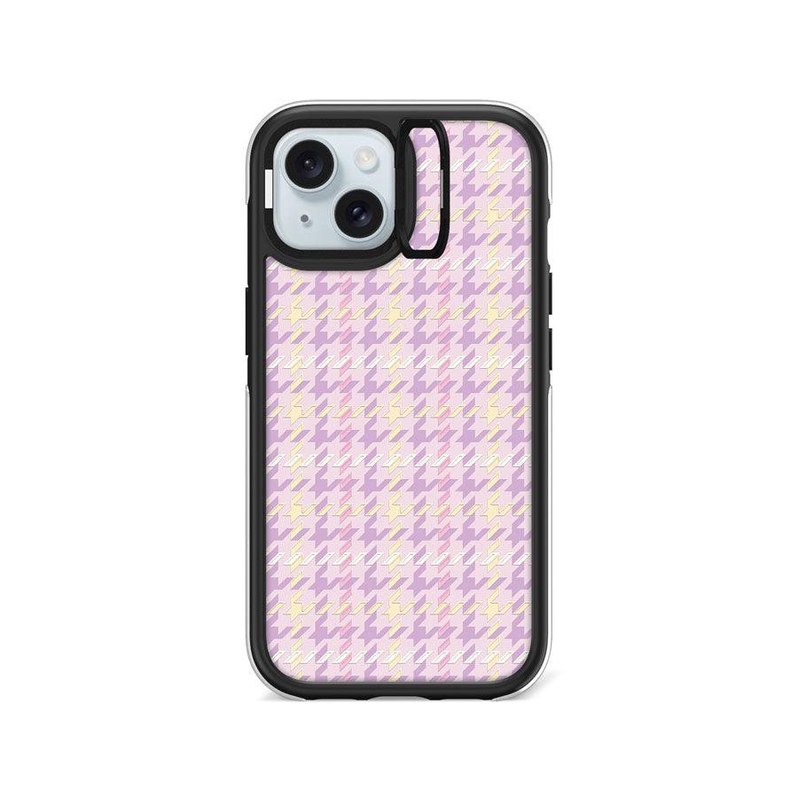 iPhone 15 Pink Illusion Camera Ring Kickstand Case - CORECOLOUR AU