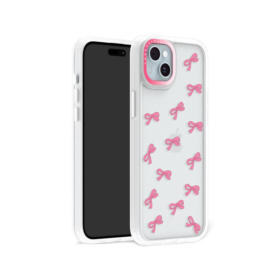 iPhone 15 Pink Ribbon Mini Phone Case - CORECOLOUR AU