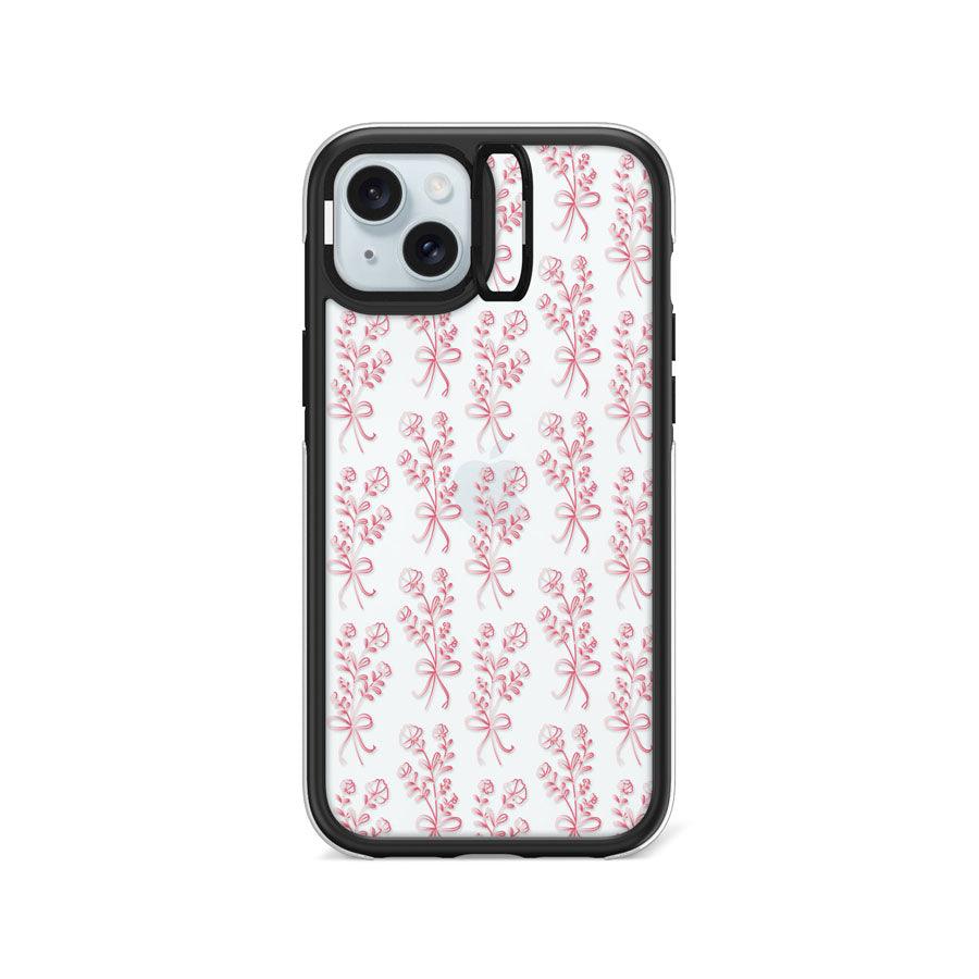iPhone 15 Plus Bliss Blossoms Camera Ring Kickstand Case - CORECOLOUR AU